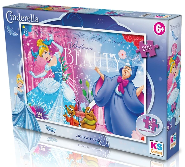 KS  Puzzle 200 Parça Cinderella ürün görseli 1