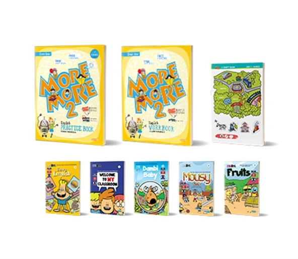 NEW More More English 2 Practice Book Workbook 5 Hikaye Kitabı Craft Book Kurmay ELT Yayınları ürün görseli 1