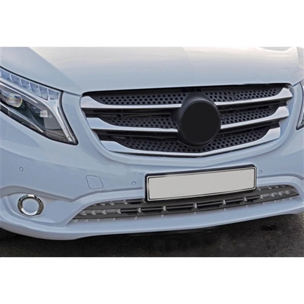 WOC Chrome Mercedes Vito Krom Ön Panjur 2014 Sonrası 5 Parça Paslanmaz Çelik ürün görseli 1