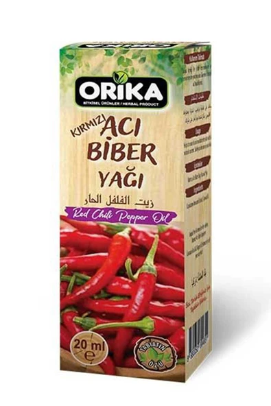 Kırmızı Acı Biber Yağı 20 Ml. - Resim 2
