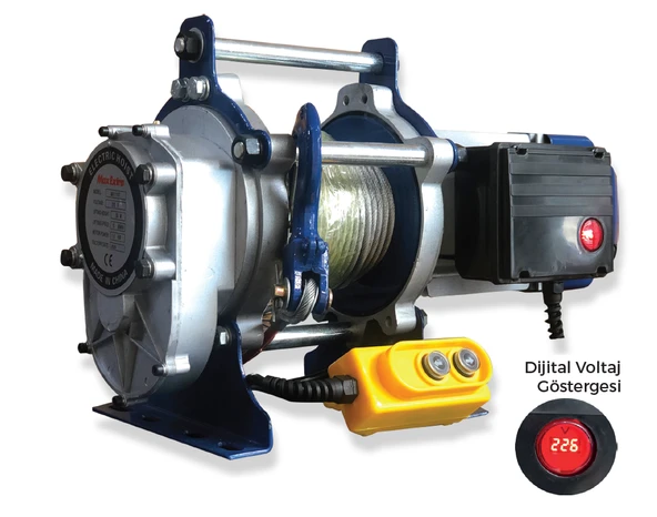 MAX EXTRA Elektrikli Pratik Vinç 500-1000 Kg 220 Volt 15-30 Metre (MX11107) ürün görseli 1