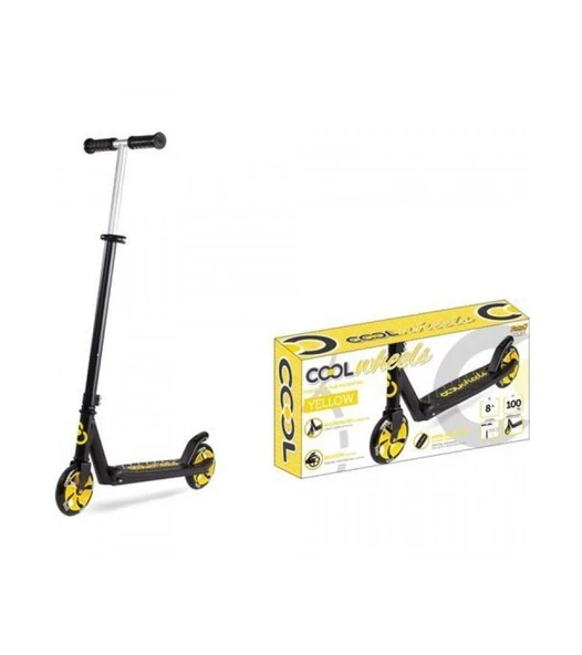 Scooter Cool Wheels Işıklı Katlanır Sarı Scooter 8+ ürün görseli 1