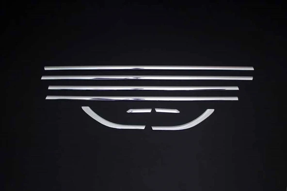 OMSA Ford Mondeo 5 Sedan Krom Cam Alt Çıtası 8 Parça 2015-2022 Arası ürün görseli 1