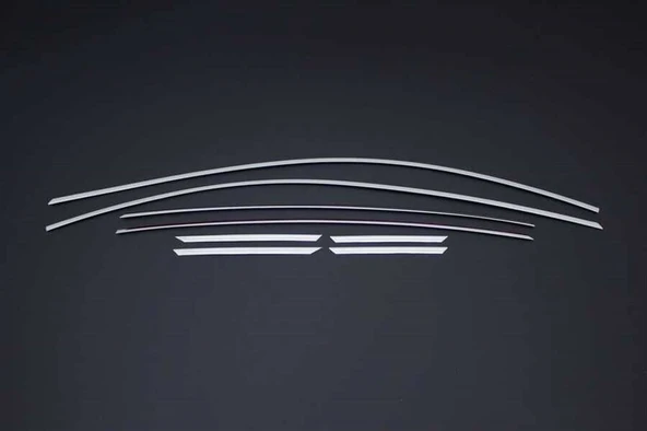 OMSA Opel Astra K Krom HB Üst Cam Çerçevesi 8 Parça 2015-2021 Arası ürün görseli 1