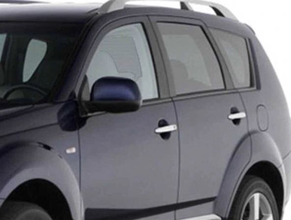 OMSA Mitsubishi Lancer Krom Kapı Kolu 8 Parça Tek Delik Çift Sensörlü 2007 ve Sonrası ürün görseli 1