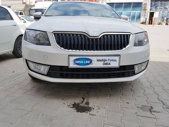 OMSA Skoda Octavia 3 A7 Krom Sis Farı Çerçevesi 2 Parça 2013-2016 Arası ürün görseli 1