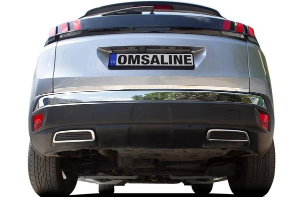 OMSA Peugeot 3008 Krom Egzoz Çerçevesi 2 Parça 2016-2023 Arası ürün görseli 1