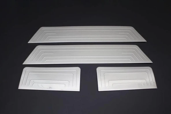 OMSA VW T6 Transporter Krom Kapı Eşiği Taşlı 4 Parça 2015-2019 Arası ürün görseli 1