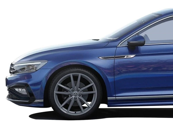 OMSA VW Passat B8 R-Line Krom Çamurluk Çıtası Siyah ABS 2015 ve Sonrası ürün görseli 1