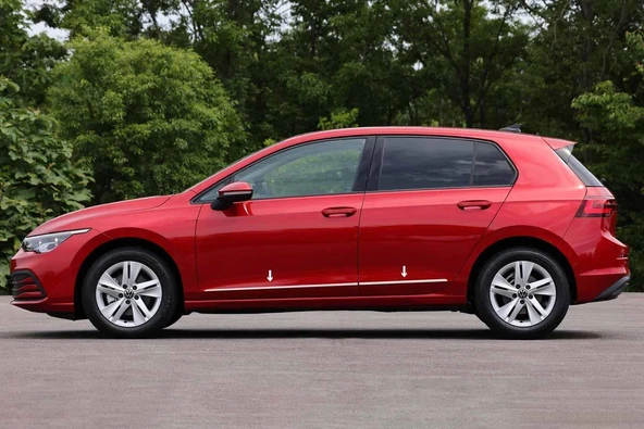 OMSA VW Golf 8 Krom Yan Kapı Çıtası 4 Parça 2020 ve Sonrası ürün görseli 1