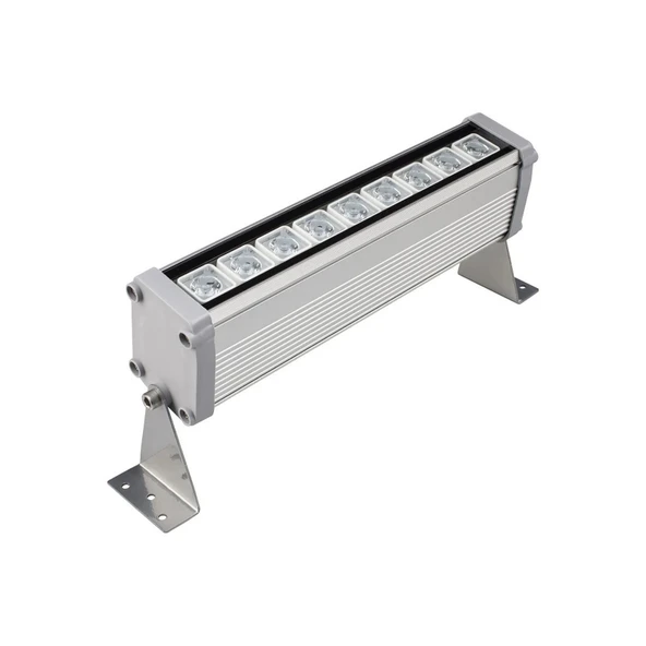 Sıva üstü Wallwasher lüks asil dekoratif ışık show gösteri aydınlatma dış duvar açık alan enerji tasarruflu tek renk Soğuk beyaz LED A-1003 30cm 9W ürün görseli 1