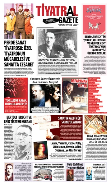 Tiyatral Gazete 10.Sayı Şubat 2025 ürün görseli 1