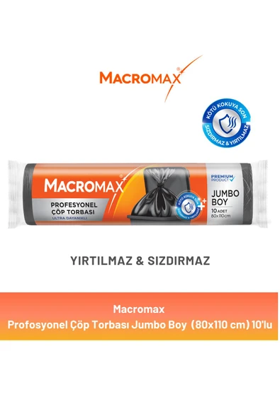 Macromax Profesyonel Çöp Torbası Jumbo Boy ürün görseli 1