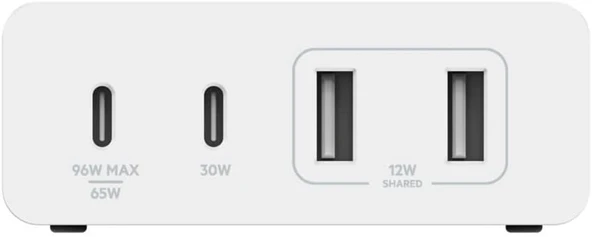 Belkin Şarj cihazı GAN 4 bağlantı noktası 108WŞarj cihazı GAN 4 bağlantı noktası 108W Outlet ürün görseli 1