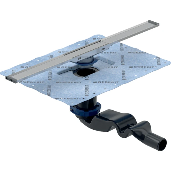 Geberit CleanLine20 Duş Kanalı Seti 30-60 cm Paslanmaz Çelik - Paslanmaz Kenar (Sifon Dahil Set) ürün görseli 1