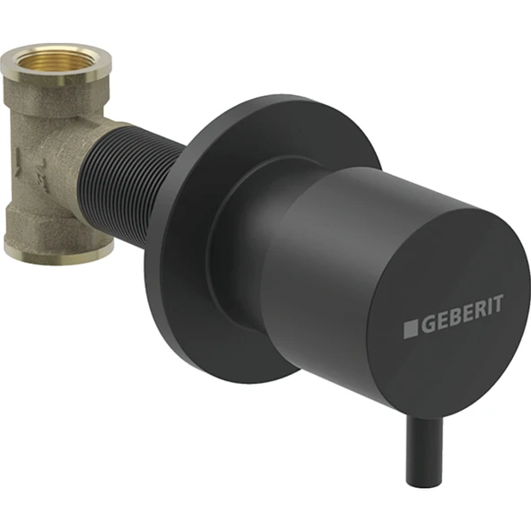 Geberit Ankastre Stop Valf, Mat Siyah 616.004.14.1 ürün görseli 1
