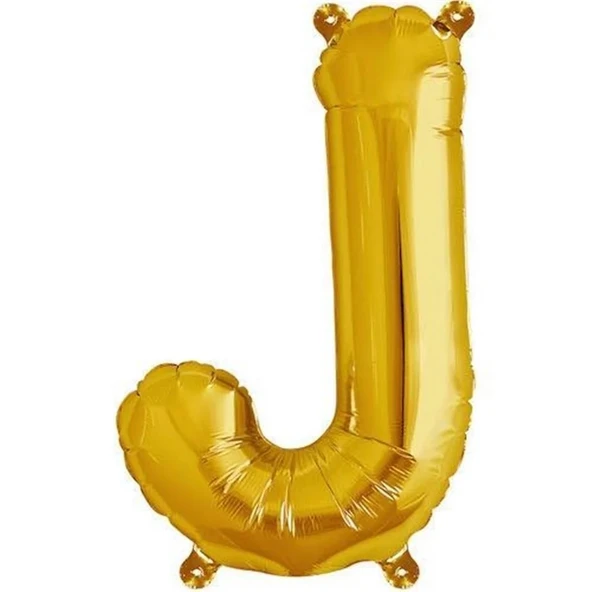 Folyo Balon 76cm Harf Altın "J" ürün görseli 1
