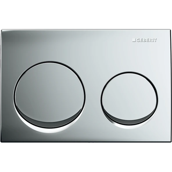 Geberit Alpha20 Kumanda Kapağı Çift Basmalı, Parlak Krom, 115.040.21.5 ürün görseli 1