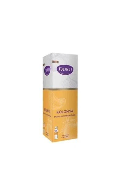 Duru Bodrum Mandalinası Kolonya Cam Şişe 200 ml ürün görseli 1