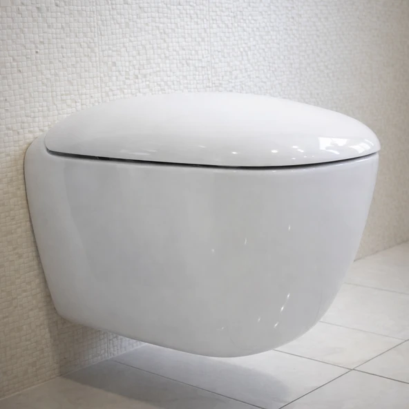 Geberit Citterio Rimfree Asma Klozet (Kapak Dahil) , 56 cm 500.510.01.1 ürün görseli 1