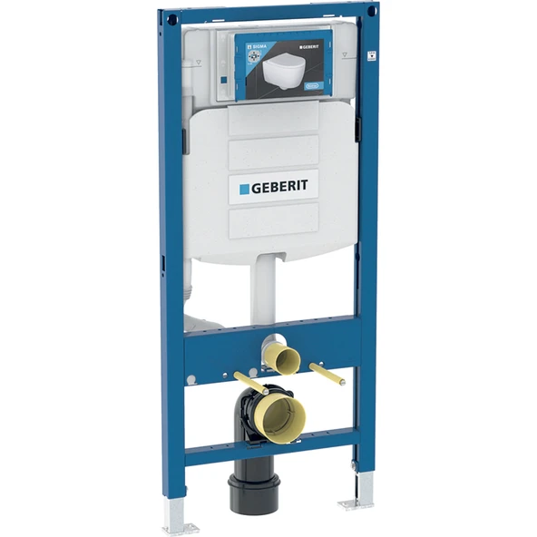 Geberit Sigma Gömme Rezervuar Duvar Önü Alçıpan Uygulamalı Set, Kalın, Duofix,111.300.00.5 ürün görseli 1