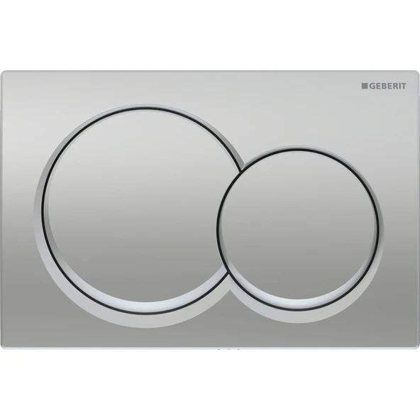 Geberit Alpha01 Kumanda Kapağı Çift Basmalı, Mat Krom, 115.035.46.1 ürün görseli 1