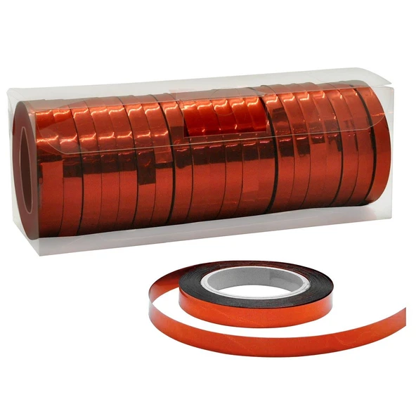 Rafya Metalik 8mm 25mt Kırmızı ürün görseli 1
