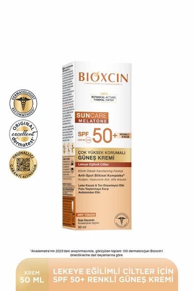 Bioxcin Sun Care Lekeye Eğilimli Ciltler Için Spf50 Güneş Kremi 50 ml - Renkli ürün görseli 1