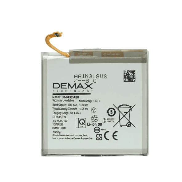 Demax Samsung Galaxy A80 Güçlendirilmiş Batarya EB-BA905ABU ürün görseli 1