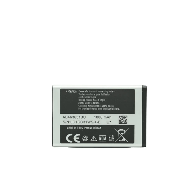 Demax Samsung L700 Güçlendirilmiş Batarya AB463651BU ürün görseli 1