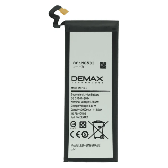 Demax Samsung Galaxy Note 5 Güçlendirilmiş Batarya EB-BN920ABE ürün görseli 1