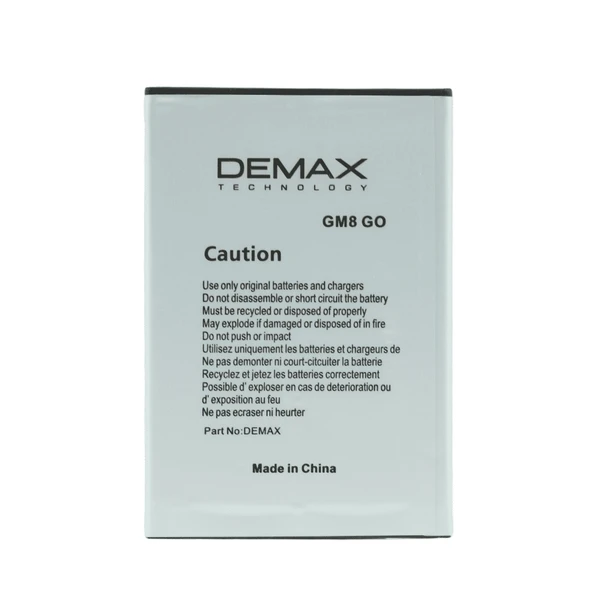 Demax General Mobile GM8 Go Güçlendirilmiş Batarya GM8GO ürün görseli 1