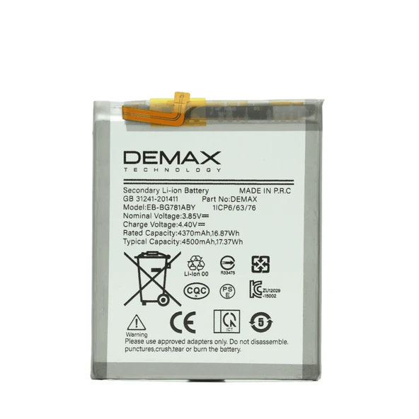 Demax Samsung Galaxy A52 Güçlendirilmiş Batarya EB-BG781ABY ürün görseli 1