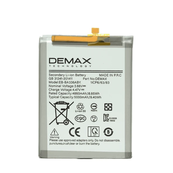 Demax Samsung Galaxy A53 Güçlendirilmiş Batarya EB-BA336ABY ürün görseli 1