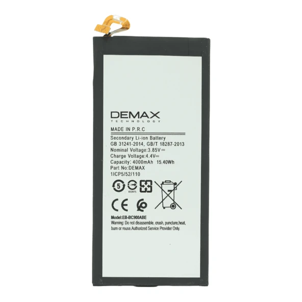 Demax Samsung Galaxy C9 Güçlendirilmiş Batarya EB-BC900ABE ürün görseli 1