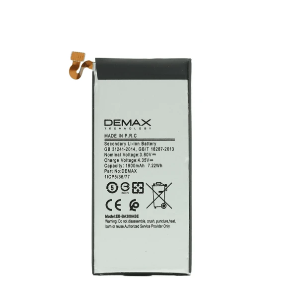 Demax Samsung Galaxy A3 Güçlendirilmiş Batarya EB-BA300ABE ürün görseli 1