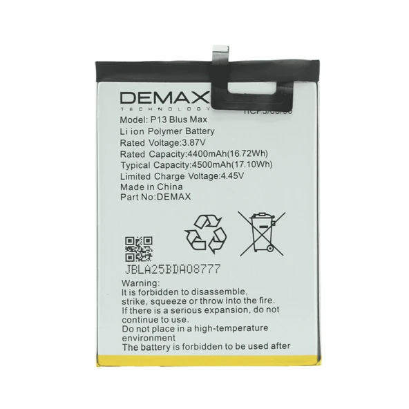 Demax Reeder P13 Blue Max Güçlendirilmiş Batarya P13BlueMax ürün görseli 1