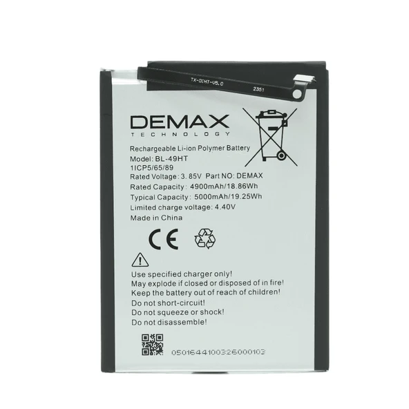 Demax Tecno Camon 16 Pro Güçlendirilmiş Batarya BL-49HT ürün görseli 1