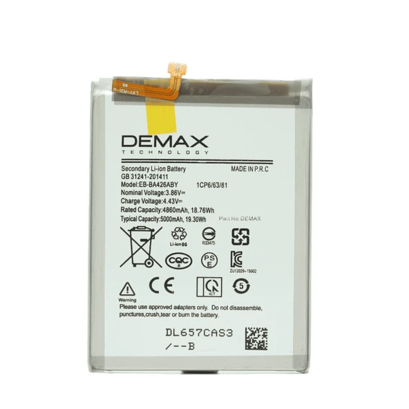 Demax Samsung Galaxy A32 Güçlendirilmiş Batarya EB-BA426ABY ürün görseli 1