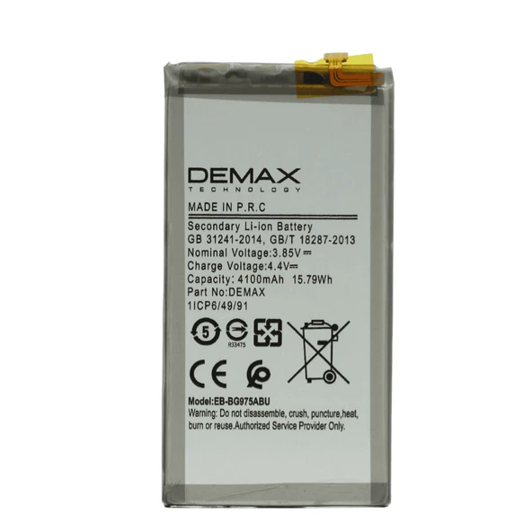 Demax Samsung Galaxy S10 Plus Güçlendirilmiş Batarya EB-BG975ABU ürün görseli 1
