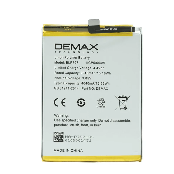 Demax Oppo A73 Güçlendirilmiş Batarya BLP797 ürün görseli 1