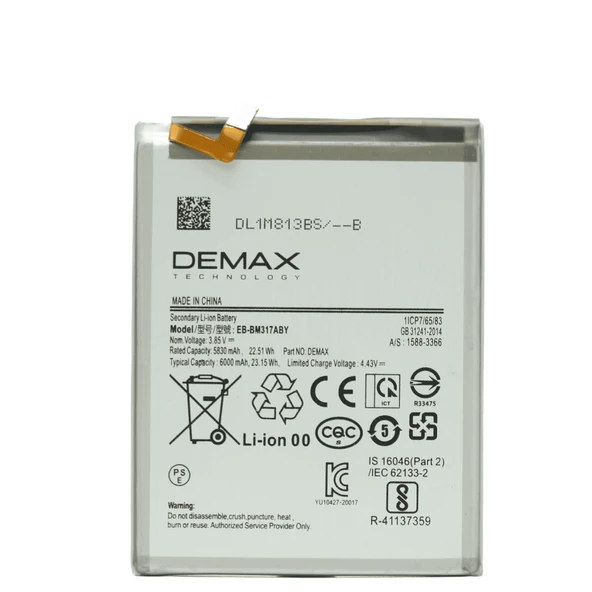 Demax Samsung Galaxy M31S Güçlendirilmiş Batarya EB-BM317ABY ürün görseli 1