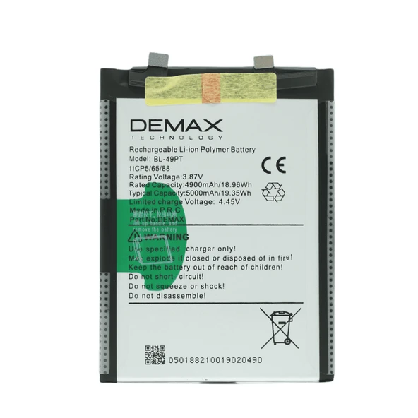 Demax Tecno Pova 5 Pro 5G Güçlendirilmiş Batarya BL-49PT ürün görseli 1