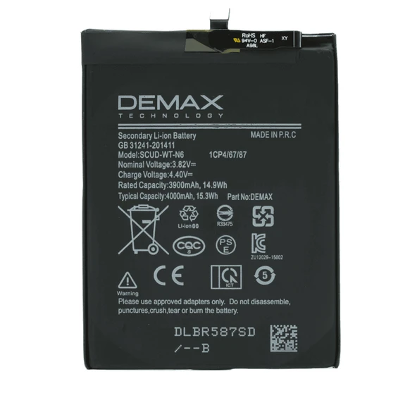 Demax Samsung Galaxy A20S Güçlendirilmiş Batarya SCUD-WT-N6 ürün görseli 1
