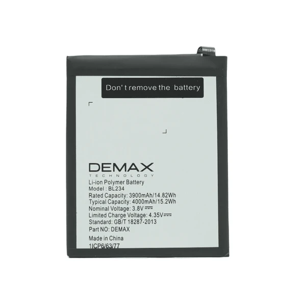 Demax Lenovo P70 Güçlendirilmiş Batarya BL234 ürün görseli 1