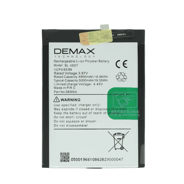 Demax Tecno Camon 20 C Güçlendirilmiş Batarya BL-49OT ürün görseli 1