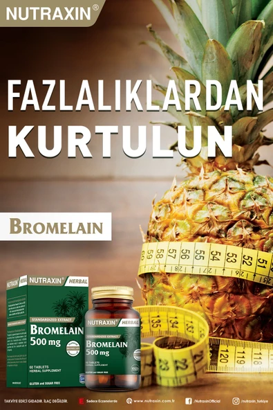 Bromelain 500 mg 60 Tablet - Resim 2