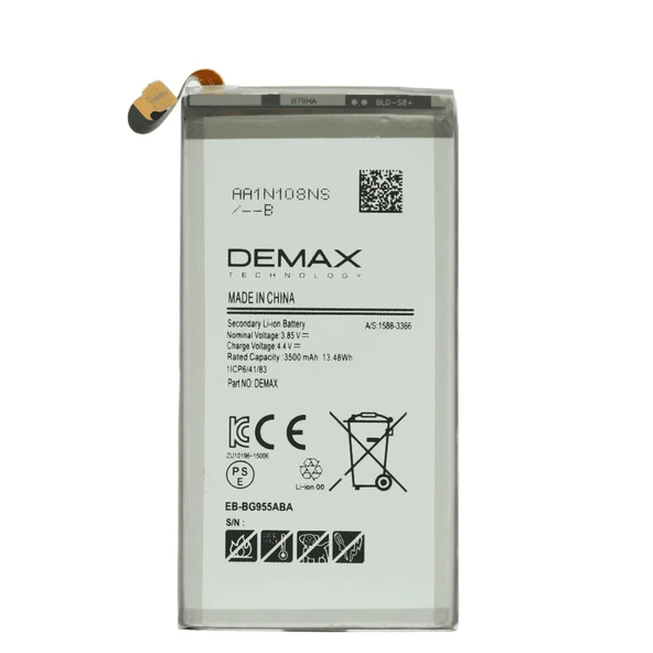 Demax Samsung Galaxy S8 Plus Güçlendirilmiş Batarya EB-BG955ABA ürün görseli 1