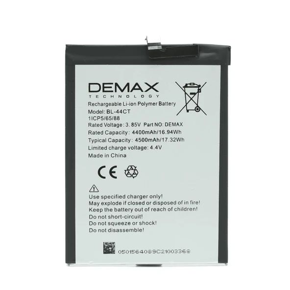 Demax Tecno Camon 16 Premier Güçlendirilmiş Batarya BL-44CT ürün görseli 1
