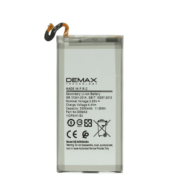 Demax Samsung Galaxy S8 Güçlendirilmiş Batarya EB-BG950ABA ürün görseli 1